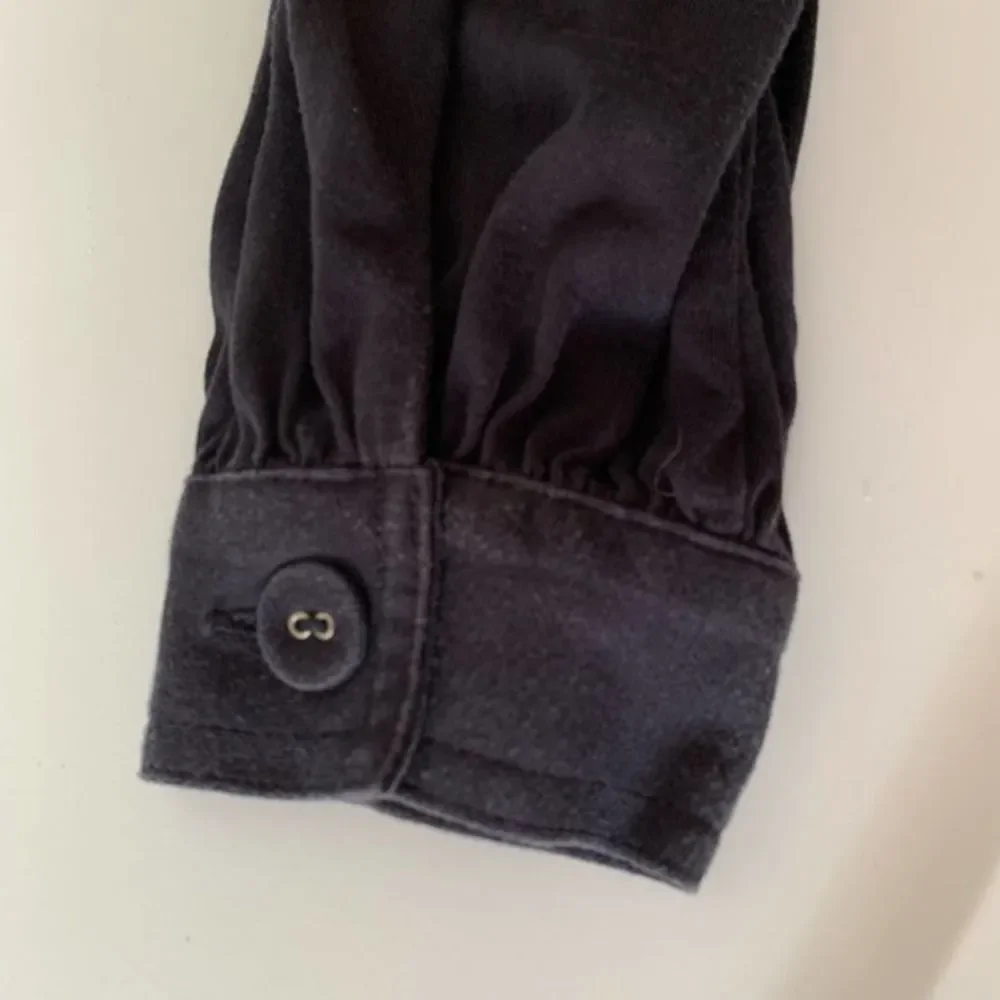 Tory Burch Navy Ashlee 100% Silk Blouse Women’s Medium